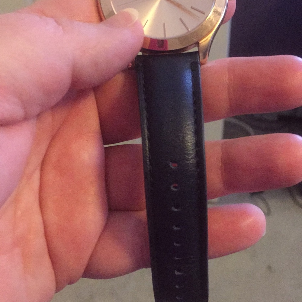 Michael Kors Leather Strap Watch - Picture 3 of 5